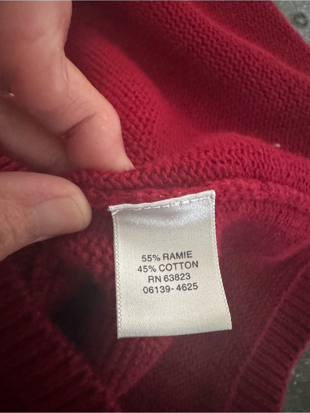 Vtg! C&B V-Neck Red Button Front Women's Sweater Vest - Picture 8 of 8